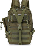 Versatile Tactical Travel Camping Backpack Outdoor Casual Lightweight Shoulders Bag Men Large Capacity Sports Chest Pack(Green)