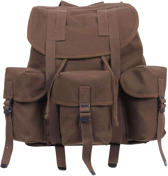 Rothco Mini Alice Pack – Heavyweight 18 OZ Cotton Canvas Rucksack – 20L Capacity