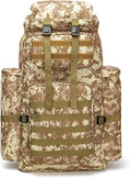 Military Tactical Backpack for Men 100L Waterproof Camping Hiking Travel Hunting Daypack Heavy Duty Adjustable Straps (Camo-3)