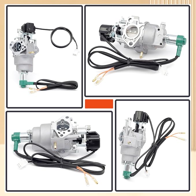 Inverter Generator Carburetor Compatible with Harbor Freight Predator 9500 Watt Surper Quiet Generator Model 57080 and 59188 Air Intake Gaskets Included