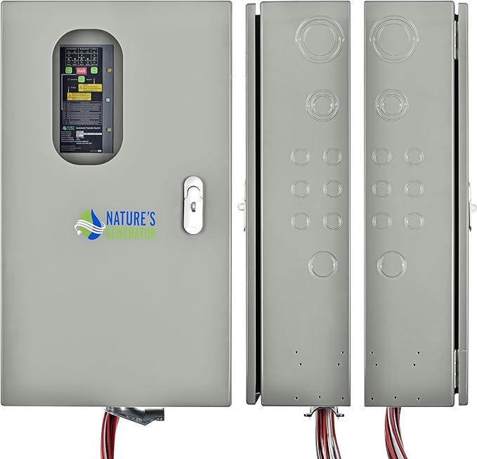 Nature's Generator Pre-Wired 120V/240V 50A 12 Circuits Automatic Transfer Switch