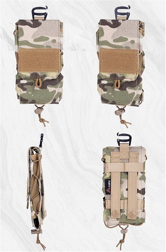 Tactical Phone Storage Bag Molle Waist Organization Pouch Portable Outdoor Sports Running Hiking Tactical Backpack Accessories