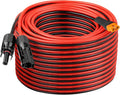 10AWG 100FT Solar to XT60i Extension Cable 3 6 10 35 50 75 100FT Heavy Duty Adapter Cable Connector XT60i Wire for Portable Power Station Solar Panel RV Battery