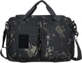 Tactical Backpack Military Molle Hiking 36-55LTriple Bag Army Fan Outdoor Hiking Rucksack Shoulder Bag Black Camouflage