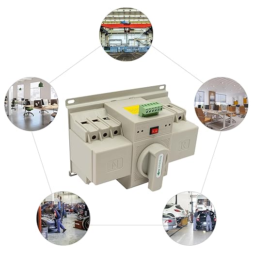 110V 63Amp 3P Dual Power Automatic Transfer Switch Dual Power Generator Changeover Switch Dual Powerful Transfer Switch 50HZ/60HZ