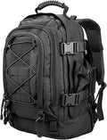 65L Large Capacity Outdoor Tactical Backpack Waterproof Climbing Travel Camping Hiking bag(Black)