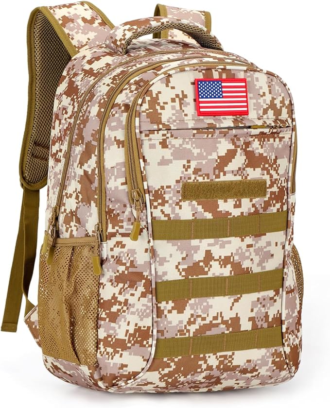 4land Camo Backpack for BoysArmy Boys Backpacks for Elementary Middle School MilitaryCamouflage Bookbag 40L