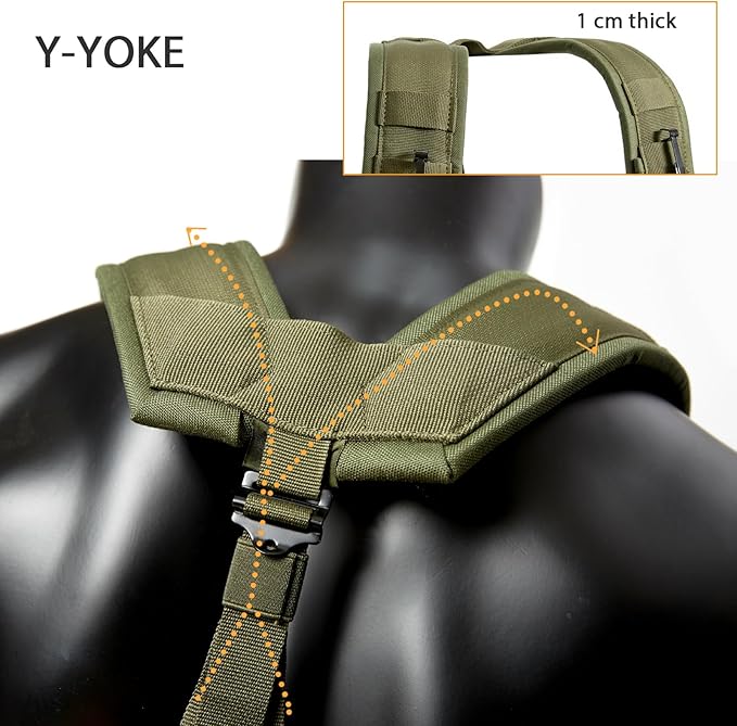 MT Multipurpose Military Alice Butt Pack Molle Webbing Sling Bag for Daily Commuter Backpack Olive Drab