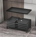 UAMFURI additional Extra Large Lids for UAMFURI 160/165QT storage bins1-pcs Lids only（19.7''W*12.4''D） (Black-2pcs 52QT/48QT)
