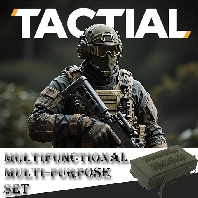 Tactical Molle Admin Pouch for Vest Chest Waist Pack Utility Tool Pouch Tactical EDC Bag