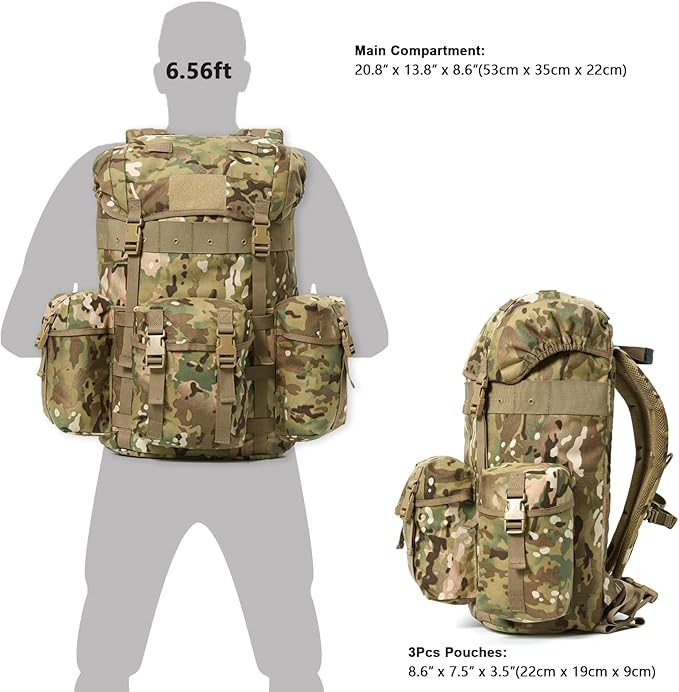 MT Military ALICE Pack Internal frame Army Survival Combat ALICE Rucksack Backpack