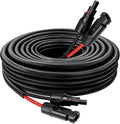 Solar Panel Extension Cable - 10AWG 5FT Solar Wire with Waterproof Female &amp Male Connector Flame Retardant Protective Sleeving PV Wire for RV Photovoltaic Systems Home Boat Car