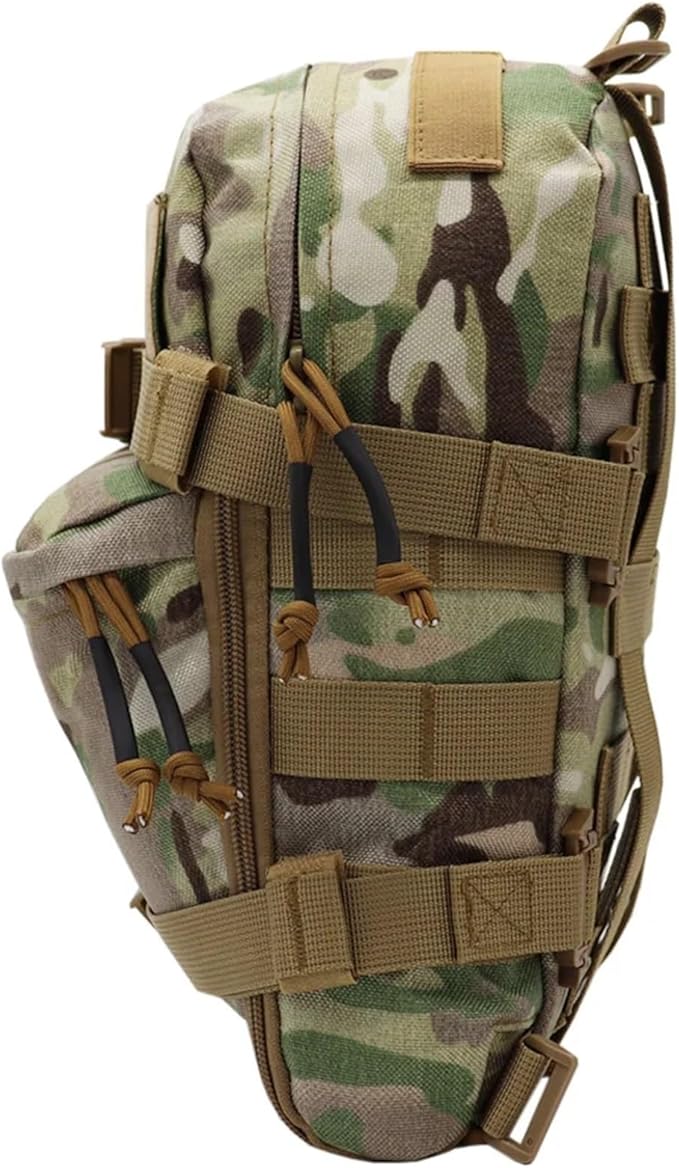 Tactical Mini Hydration Bag Water Backpack Assault Pack Outdoor Bladder Carrier Molle Pouch for Hunting Airsoft Vest