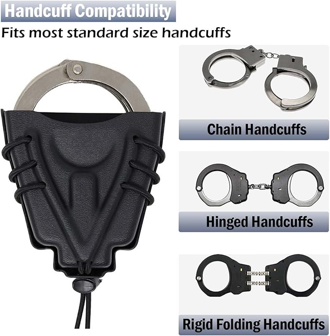 Molle Handcuff Pouch Cuff Case for Duty Belt Fit Handcuff Holder for Duty Belt and Handcuffs Holster