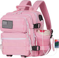 Boomistry 15L Mini Tactical Backpack Small Tactical Backpack for Women Military Backpack for Gym Hiking Daily (Pink-15L)