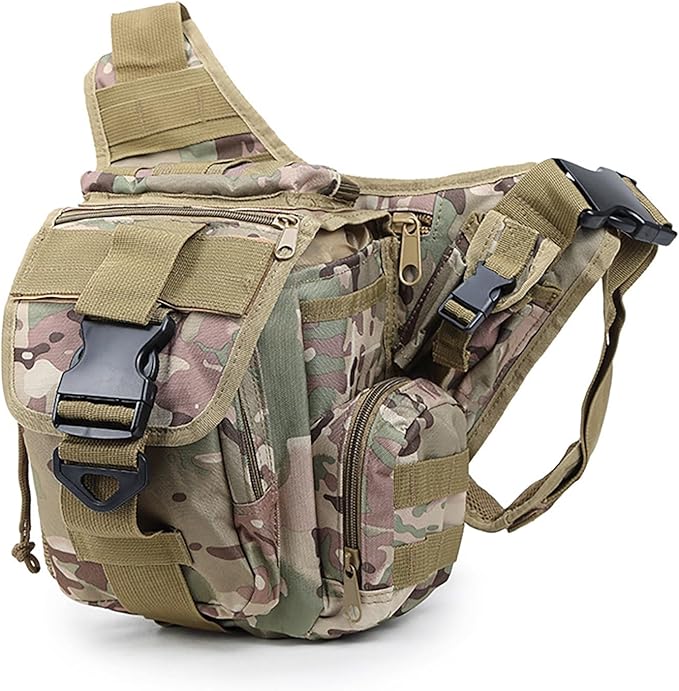 Travel Crossbody Sling Bags Concealed CarryLightweight Anti Theft Backpack Safe CCW Hidden Gear Storage Bag - Triangular Backpack Design for Range Travel Hiking Outdoor Sports (Color : CP)