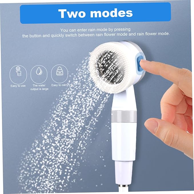 Portable Camping Shower 2 Levels Electric USB Portable Shower Waterproof Outdoor for Camping Hiking Travel Car Washing Pet Cleaning USB