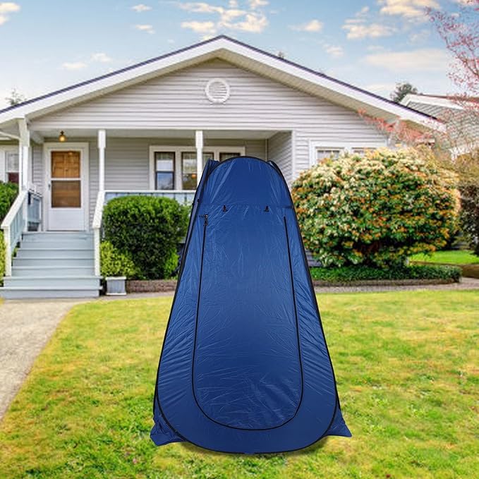 RiToEasysports Shower TentOutdoor Camping Toilet Tent Dressing Changing Room with 2 Windows for Hiking Beach Picnic Fishing