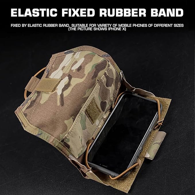 Tactical Mobile Phone Pouch Clip Bag EDC Tool Bag Quick Release MOLLE System Phone Holder Package Accessories