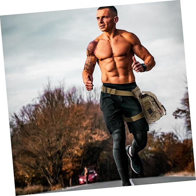 Waterproof Tactical Leg Bag for Outdoor Activities Multi-Functional Thigh Pouch Adjustable Strap for Hiking Camping and Cycling