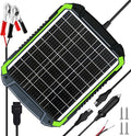 20W 12V Solar Battery Maintainer &amp Trickle Charger Kit for Car Boat RV Trailer Automotive Snowmobile Waterproof Solar Battery Tender with Built-in MPPT Charge Controller