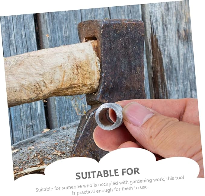Angoily 80pcs Safety Round Handle Kit High-tensile Conical for Hammer Axe Sledge Reinforcement Accessories for Tool Handles Easy to Install