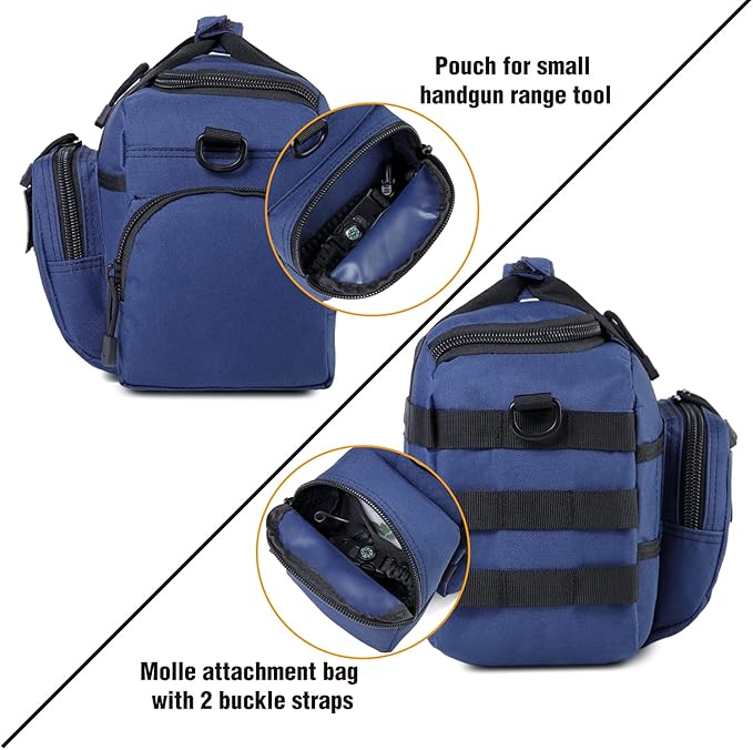 Range Bag Small Tactical Chest Sling Pack (Urban Blue)