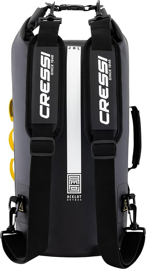 Cressi Ocelot Dry Bag – Water-Resistant Gear Protection with Carry Straps for Swim and Outdoor Activities - Designed in Italy