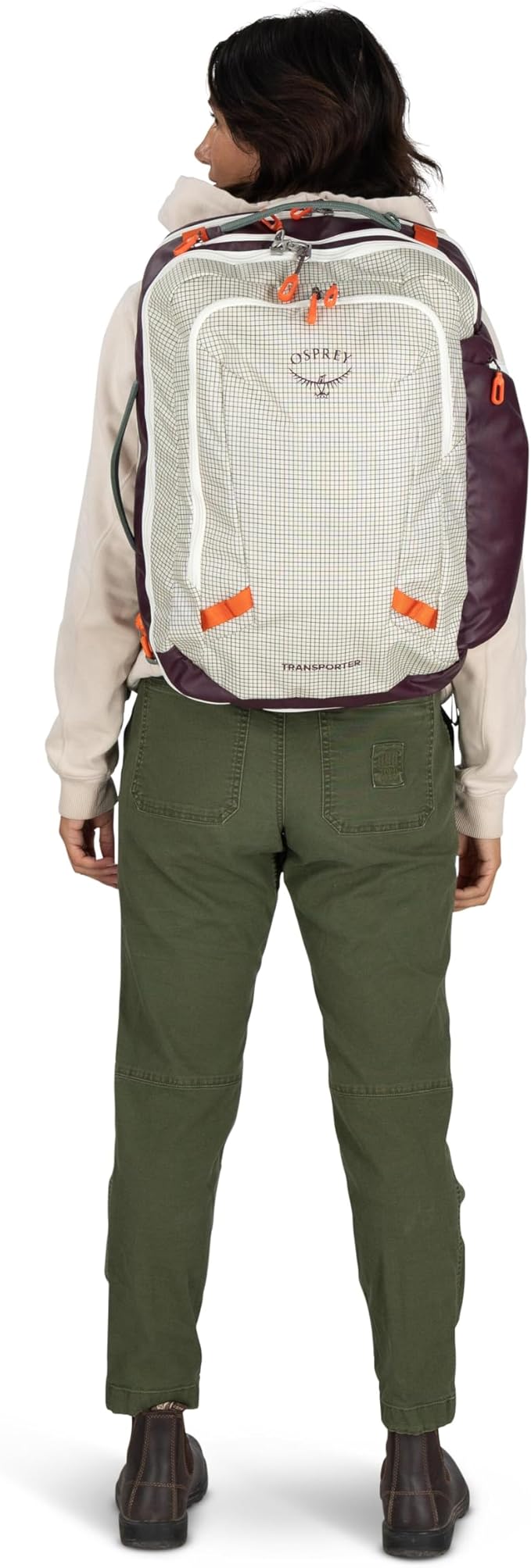 Osprey Transporter 36L Travel Pack - Carry On Backpack with Laptop Sleeve - High Storage Weekender Bag Glow Dew
