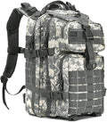 REEBOW GEAR Military Tactical Backpack for Men Large 34L Army 3 Day Assault Pack Molle Bag Backpacks (34L Camouflage ACU)