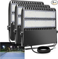 3 Pack 240W LED Stadium Lights 36000LM Super Bright Shoe Box Flood Light for Sports Arena &amp Parking Lot 5000K 120° Wide Angle 110-277V Outdoor High Mast Fixture