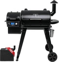 Z GRILLS Wood Pellet Grill &amp Smoker PID V3.0 Controller Meat Probe 8 in 1 Outdoor BBQ Grill Auto Temperature Control 459 Sq in Black 450A