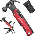 VEITORLD Gifts for Men Women Fathers Day Anniversary Birthday Gifts Ideas for Dad Grandpa Him All in One Tools Hammer Multitool Camping Accessories Survival Gear Unique Fishing Hunting Tools Gifts
