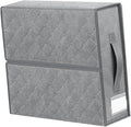 Bedding Organizer Storage Bin Foldable Container for Blankets and Design Elegant Cover for Closets and Dorm Rooms Capacity Storage