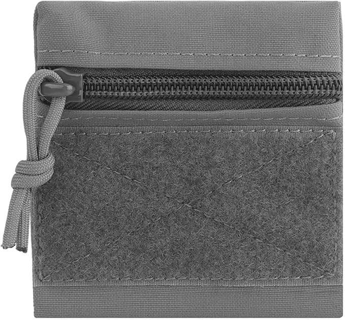 Tactical Zipper Pouch With Multitool Slot Modular Internal Organizer For Small Tools Utility Pocket Insert For Backpack(BP-81-WG S)