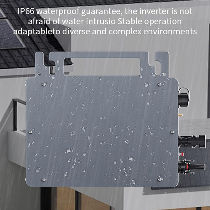 Grid Tie Solar Power Inverter 550W APP Control Single Phase Solar Grid Tie Micro Inverter Remote Monitoring and Control Solar Grid Micro Inverter