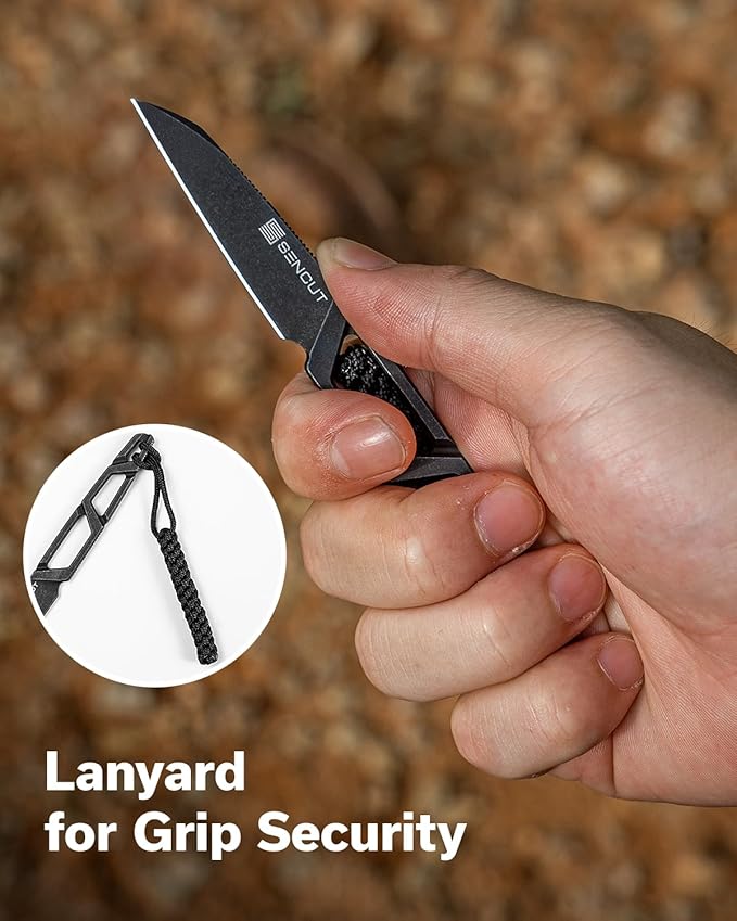SENCUT TEXO Small Fixed Blade Bundles with Draxor Pocket Knife