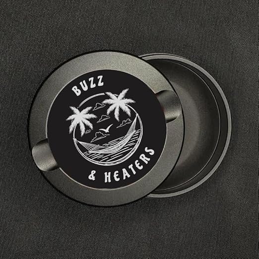 Buzz &amp Heaters Metal Container for Zyn | Metal Holder for Zyn |Metal Can for Zyn | Metal Cases for Zyn Holder | Metal Pouch Cans for Zyn | Offshore Palm &amp Hammock Anodized