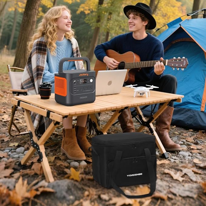 Carrying Case Compatible with Jackery Explorer 2000 V2 Water Resistant Padded Portable Power Station Storage Bag for RV Travel Outdoor Camping