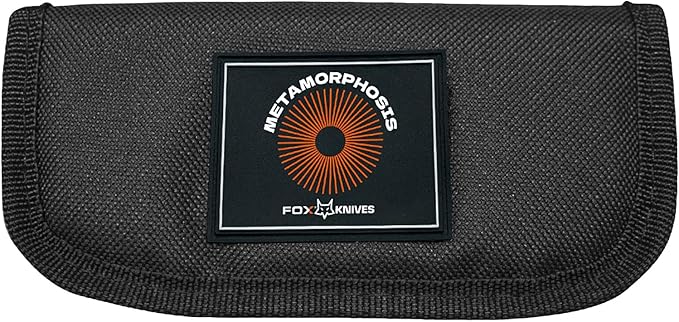 Fox Knives FX-556-B4 Metamorphosis Folding Knife 3.54in M390 Wharncliffe Blade Radius Lock EDC Pocket Knife Made in Italy Award-Winning Design (Bead Blasted Green Micarta)