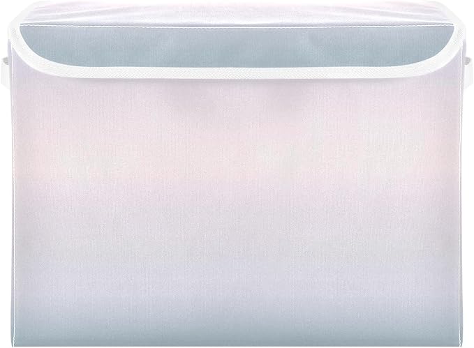 Gradients Storage Container with Lid Foldable Container Store Bags for Clothes for Office Supplies Home Decor