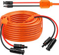 14 Gauge Solar Extension Cable 30FT 10AWG Solar Panel Cable with Female and Male Connectors 14AWG Red &amp Black Main Solar Wires Heavy Duty Outdoor Power Cord for RVPhotovoltaic Systems Generat