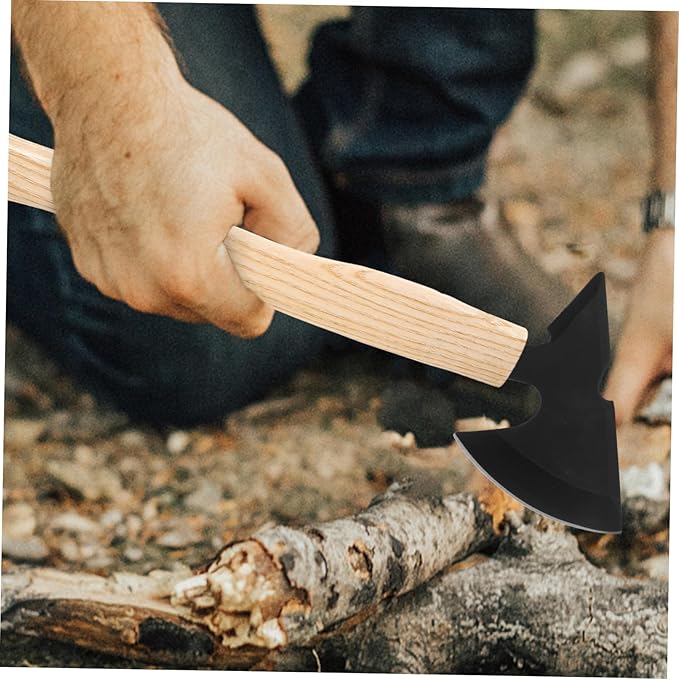 2pcs Replacement Wooden Handles for Hatchet Felling Axe Camping Axe Accessory