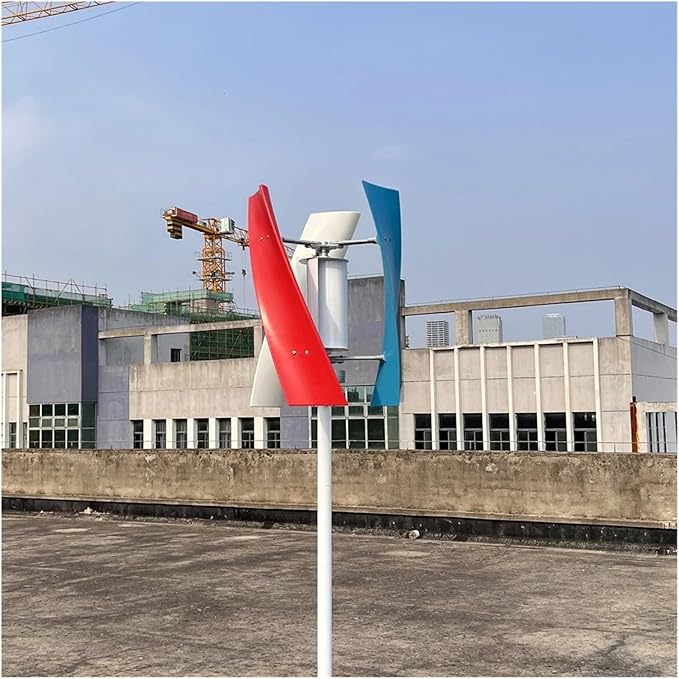 10KW Vertical Axis Wind Turbine Generator for Home Farm &amp RVs - Efficient 12V/24V/48V/96V Power Solution High Performance Renewable Energy for Boats &amp Residences