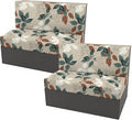 KRFOONN RV Dinette Cushion Covers Stretch Camper Cushions Covers Replacement Couch Cushion Slipcovers Washable Loveseat Slipcovers for Travel Trailer Couch (2 Backrest Cover &amp 2 Bench Cover 18)
