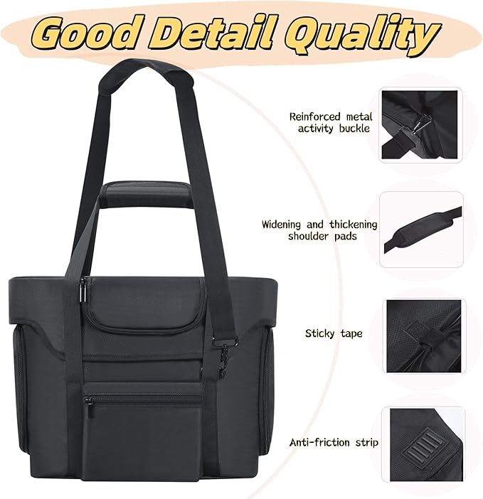 Compatible with ECOFLOW DELTA 2 Bag - Carrying Case &amp Soft Generator Cover |Durable Storage Case for Camping Essentials &amp Travel Accessories | Compatible with ECOFLOW DELTA 2 Power Station