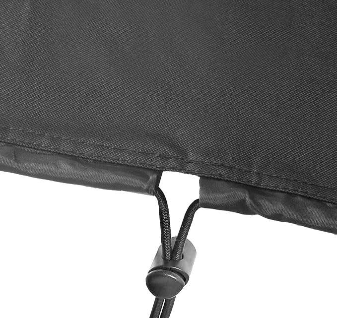 Generator Cover Waterproof Heavy Duty Thicken 600D Polyester with Elastic Drawstring Weather/UV Resistant Generator Cover for Universal Portable Generators 6000-11000 Watt (30''L x 30''W x 26''H)