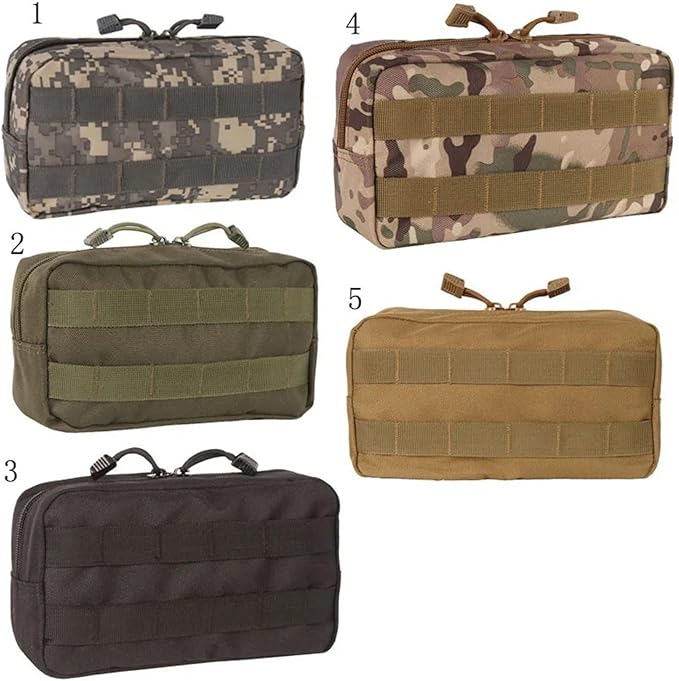 Tactical Molle Tool Pouch Hunting Vest Dump Drop Pouches Outdoor Sports Fishing Camping Accessories Organizer EMT Waist Bag