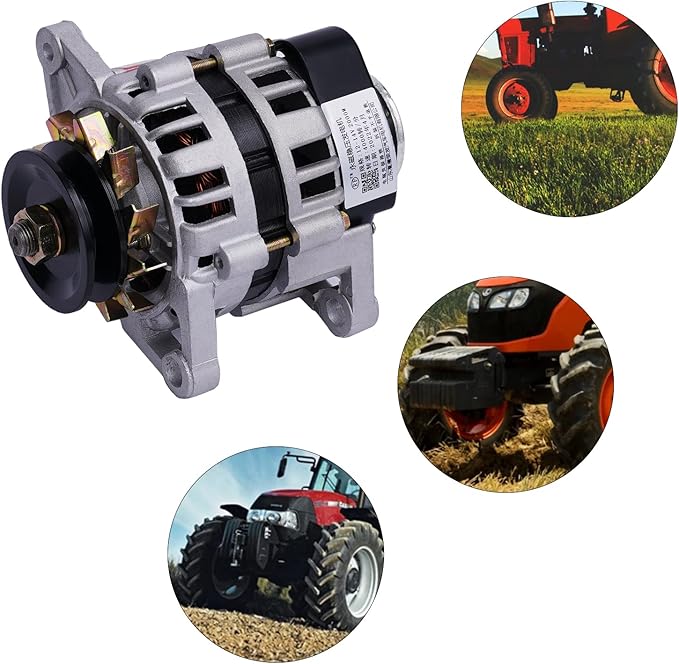 2000W PMA Permanent Magnet Generator DC Brushless Low Rpm Alternator Double Wheel Generator Agriculture (12V/ Double Wheel)