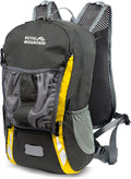 Bike Backpack With Rain-Cover Mountain Biking Backpacks Lightweight Packable Daypack Waterproof For Travel Small Backpack For Bicycle RidingHikingCamping (Grey)